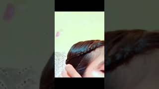 Hairstyle hack🥰#shorts#trending#viral#ytshorts#foryou#hairstyle#hack