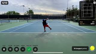 Tennis! Top 10 Longest Points: Jaybee vs. Jonathan (#1)