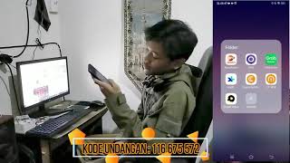 Aplikasi Dapat Uang , Hanya Download , masukin Kode yang tertera di video dan dapat uang GRATIS!!!