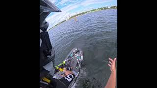 Epic Jetboard Showdown: Race Between Buoy Obstacles Unveiled! #jetboard #racing #povracing #jetsurf