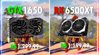 GTX 1650 vs RX 6500 XT | Teste em 7 JOGOS