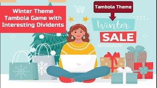 Winter Theme Tambola Game -WINTER SALE |Kitty Party Game for WINTER SEASON |Winter Theme Housie Game