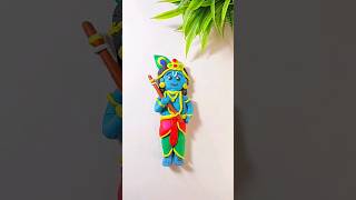 krishna idol making at home ❤️ #shorts #radhakrishnancrafter #idol #krishna #craft #clay #clayart