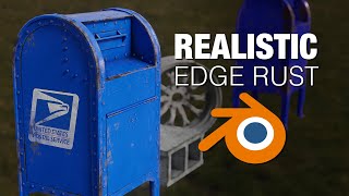 Realistic edge rust or edge wear in blender EEVEE Without Using UVs 😀