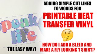 ECO SOLVENT PRINTING FOR HOME T-SHIRT BUSINESS | HOW TO ADD CUT LINES IN ILLUSTRATOR FOR T SHIRTS