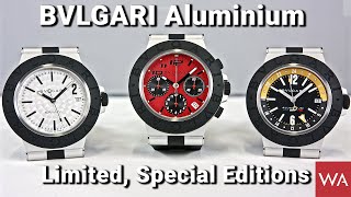 BVLGARI Aluminium Watch. Sorayama + Ducati + Amerigo Vespucci Special & Limited Editions.