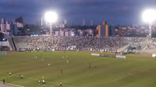 Torcida Trezeana comemora após Thiaguinho marcar 2° gol no Santa Cruz. Narração de Matheus Oliveira