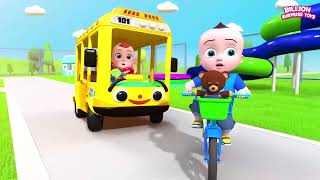 Wheels On The Bus CoComelon Sound Baby Bao Panda in 187 s' Cocomelon JJ, Nico, Cody, Nina 0128