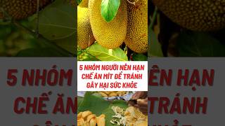 5 Nhóm Người Nên Hạn Chế Ăn Mít Để Tránh Gây Hại Sức Khỏe#biquyetsongkhoetre #shortsvideo #food