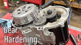 Hardening the Steel Gears for the - Home Made 6 Speed Electric Dirt Bike - Part 3