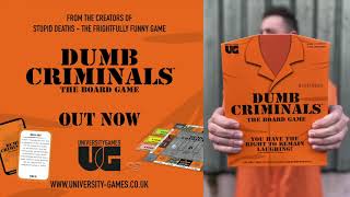 Dumb Criminals Board Game - You have the right to remain laughing!