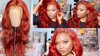 How I DYED my hair fiery COPPER ORANGE 🍂| Lavy hair