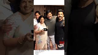 the megastar Cheeranjeevi wid his family #ramcharan #viral #trending #happyfamily ❤❤❤