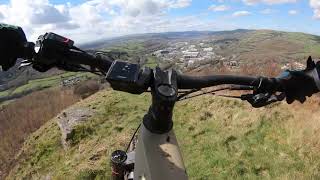 Up and Over Graig yr Allt - Cube Stereo HPC 160 SL 2022 - South Wales EMTB