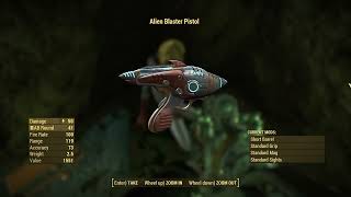 FALLOUT 4 UFO SIGHTING / CRASH SITE LOCATION + ALIEN BLASTER PISTOL