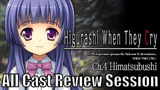 Higurashi When They Cry Ch 4 Himatsubushi - All Cast Review Session