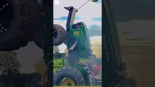 John Deere tractor stunt#youtube shorts#trending#viral#🙏please subscribe my channel🙏Black Spirit 276