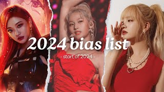 My KPOP Bias List | Updated (January 2024)