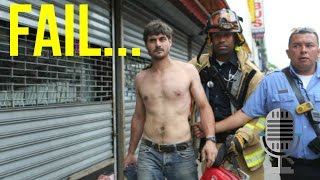 Guy Gets Stuck on Roof in Manhattan! [NEWS] | #TheBuzz