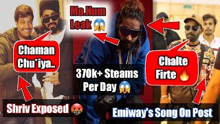 Shrivam Exposed 🤬 | Emiway's Number Leak | Emiway's Song On Dharmesh Post | 370k+ Streams Per Day 😱