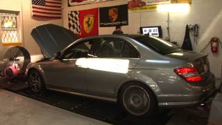 Mercedes C63 AMG Kleemann Headers Dyno Run