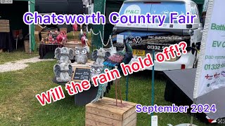 We go for a walk up the avenue of stalls at Chatsworth Country Show and see what’s for sale