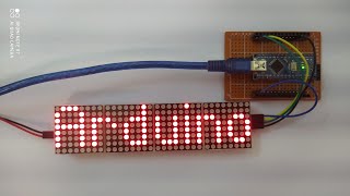 Interfacing MAX7219 LED Dot Matrix Display with Arduino