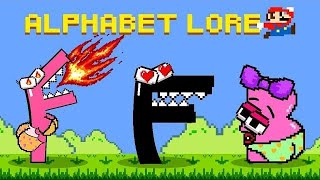 Alphabet Lore A  Z… But Fixing Letters  Alphabet Lore But Something is WEIRD  8Bit Animati part