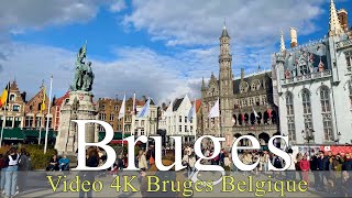 The Most Beautiful City in Europe - Bruges | Belgique | Vidéo 4K  Guide| walking | Virtual tours