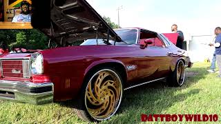 75 Oldsmobile Cutlass Salon on 24" Gold Rucci's