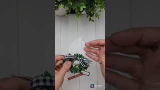 How to Make the Mini House & Wreath