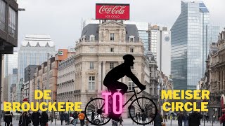 #4k | #brussels #bike #tour  | De Brouckere To Meiser Circle | #djipocket2