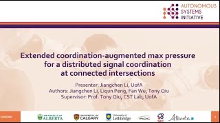 Extended coordination-augmented max pressure for distributed coordination at connected intersections