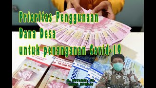 Prioritas Penggunaan Dana Desa untuk Penanganan Covid-19