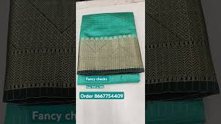 Fancy checks rate 1195 to 1295 order8667754409 #trendingnow#saree#silkfabric#boutique#like#lol#like#