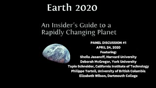 Earth 2020 Panel #1: April 24, 2020