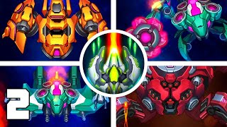 Wind Wings Space Shooter Premium - All Bosses Fight (Part 2)