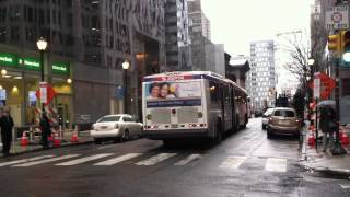 SEPTA: 2000 Neoplan AN460s #7188 and #7192 at 17th and Arch Sts