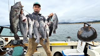 Best Day of Fishing - LIMITS!!  Grilled in the Boat!