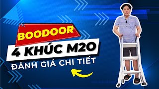 Đánh Giá Chi Tiết Thang BOODOOR 4 Khúc GK20 3 Bậc - Khen Chê Rõ Ràng, Ưu Nhược Điểm