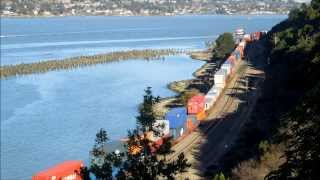 All EMD Power, Union Pacific at Eckley Pier