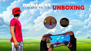 REDMI 12 UNBOXING 🎁AND 📲 SETTINGS ⚙️ HUD + SENSI + DPI [FREE FIRE HIGHLIGHTS] 😍