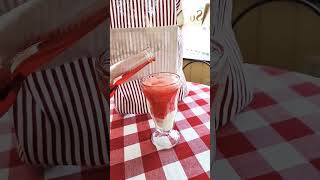 When working in the #MontrossSodaShoppe, you gotta make a Strawberry 🍓 ice cream float!