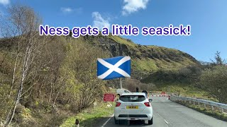 Part 2 of our trip down the A816 through beautiful scenery which changes around every bend