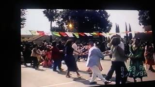 Loma Vista Teachers Dancing at the Cinco de Mayo celebration in 1993. Can you find your teachers?