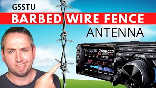 Barbed Wire Fence Antenna - Why I Love HAM RADIO!