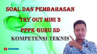 Soal Kompetensi Teknis PPPK Guru II Pembahasan TOMINI3