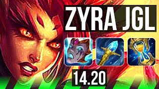 ZYRA vs DARIUS (JGL) | 6/1/23 | KR Challenger | 14.20