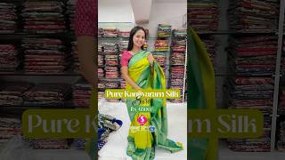 Kanjivaram Silk Saree | ₹6500 | Latest Collection | Shagun Textile Market Kalyan ✨🛍️