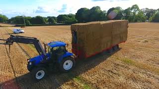 #franklinfarminglimited - raw clips stacking bales